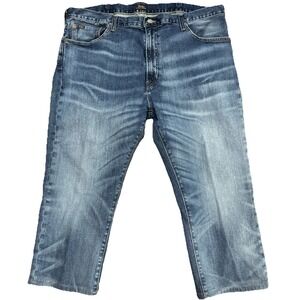 Polo Ralph Lauren Jeans The Hampton Straight Mens Size 42X32 Big Blue Denim